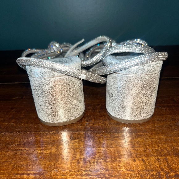 Loeffler Randall Mikel crystal embellished suede sandals - Picture 4 of 10